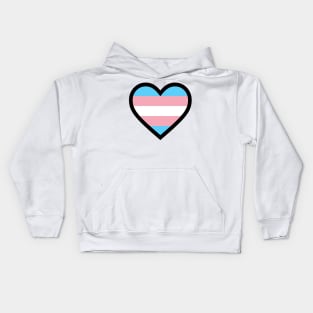 heart - trans Kids Hoodie